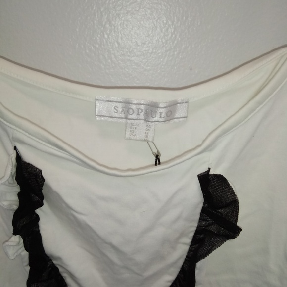 White and Black Camisole - Picture 3 of 3